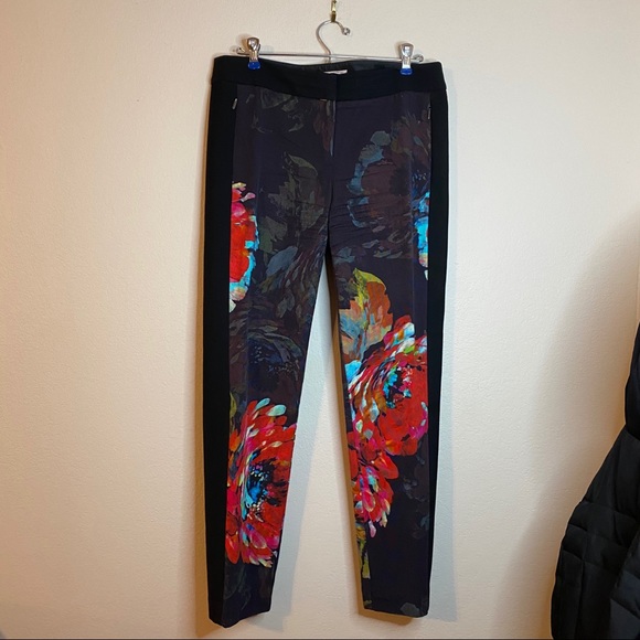 TRINA TURK floral print Frea slim pants - Picture 2 of 12